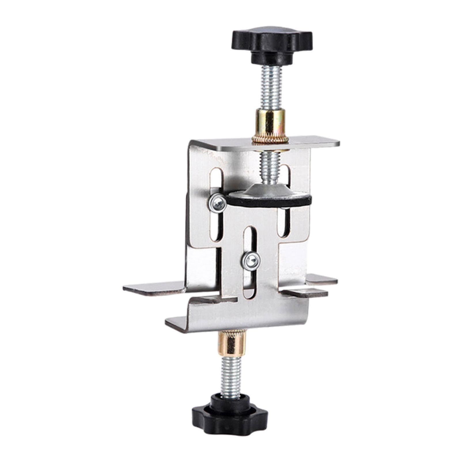Neaxgeandx Silver Cabinet Door Mounting Hardware Jig Professional Multipurpose Knob Adjustment