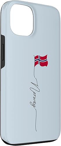 Miniatura 3 de Funda patriótica vintage para iPhone 13 Noruega, bandera noruega