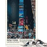Rompecabezas de la Ciudad de Nueva York de 1000 piezas, desafiante y desafiante,...