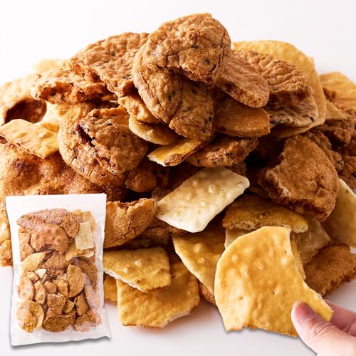 天然生活 訳あり 薄焼き＆厚焼きミックス割れ煎餅 (360g) 国産うるち米 薄焼き醤油 厚焼き醤油 薄焼きサラダ 厚焼き胡麻 おやつ お茶請けの商品画像（Amazon）