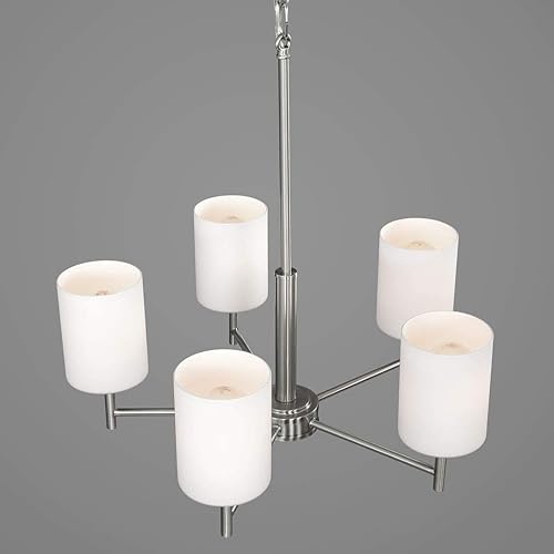 Miniatura 9 de Paquete de 4 pantallas de vidrio esmerilado blanco de repuesto, 5.9 pulgadas de altura, 3.9 pulgadas de diámetro, 1.65 pulgadas, cubiertas de