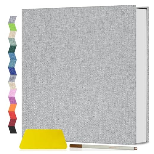 Popotop Photo Album Self Adhesive Scrapbook Album for 4x6 5x7 8x10 Pictures DIY Photo Book as Scrapbooking Supplies Kits, Birthday Gifts for Women Mom Wedding Baby Family Travel