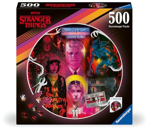 Puzzle rond 500 pièces Phénomènes surnaturels / Stranger Things Ravensburger France - vue 7