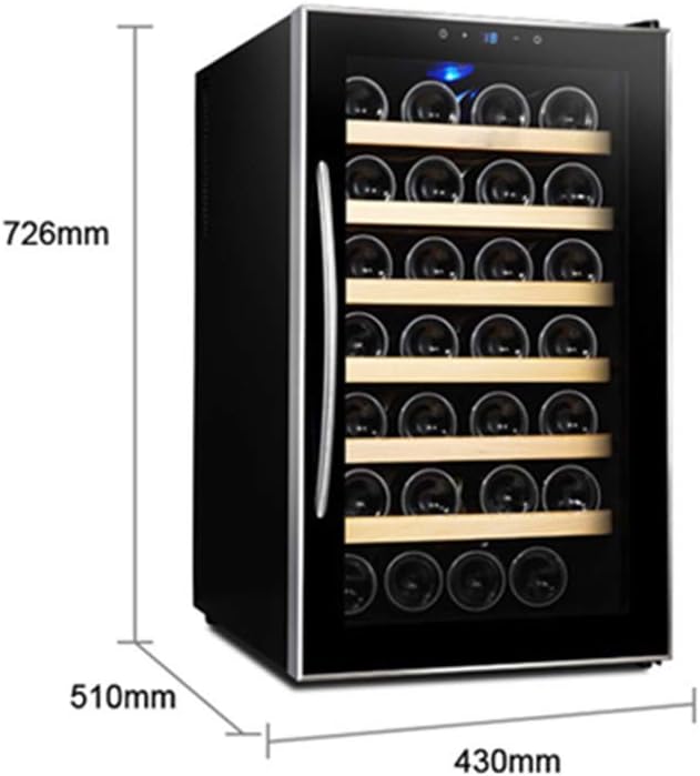 Countertop Thermoelectric Wine Cooler/Chiller Red & White Wine Cellar with Digital Temperature Display, with Advanced Cooling System