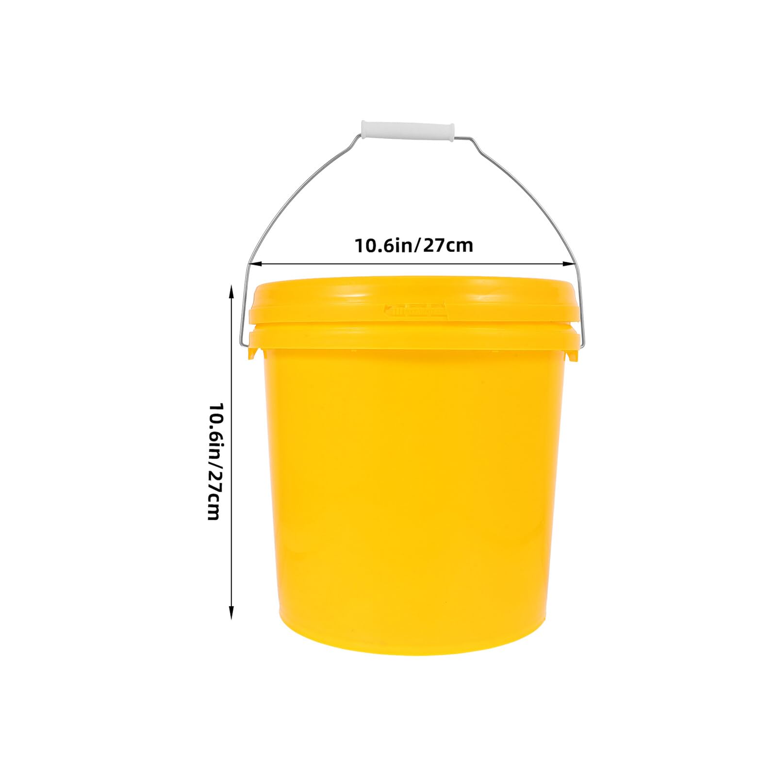 Cubo de Fermentación Recipiente de Fermentación de 10l Tapa Hermética y Asa Conveniente para Elaboración Casera de Vino y Cerveza
