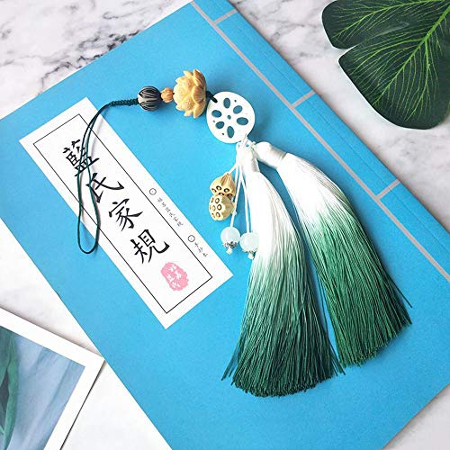 sddfor Mo Dao Zu Shi Bodhi Lotus Fringed Pendant, Keychain Pendant Handbag Key Ring Tassel Pendant