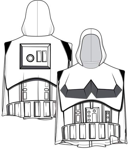 Disney Star Wars Storm Trooper Towel Hooded Poncho Bath Beach