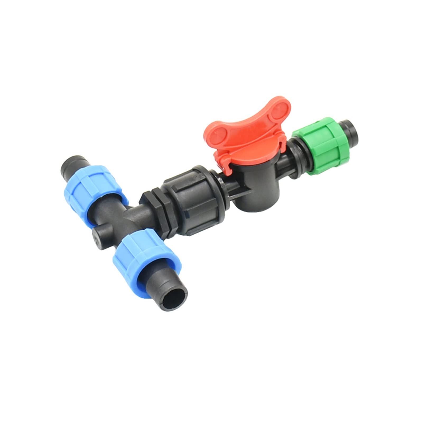 Irrigation goutte à goutte 16 mm : connecteur 3 voies et diviseur de soupape