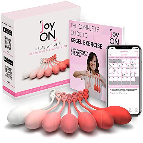 Joy ON Kegel Weights - Doctor Recommended Pelvic Floor Strengthening Device for Women