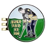 BOXOB Marcador de Golf Magnetico, Clip Magnético para Sombrero de Golf Divertido Marcador de Golf para Hombres Mujeres Amantes del Golf día del Padre Cumpleaños Accesorios de Golf