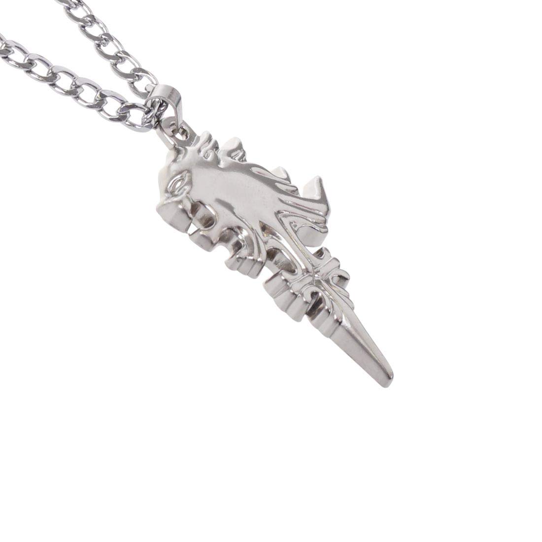CoolChange Necklace with Sleeping Lion Heart Pendant by