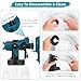 OYSY Electric Paint Sprayer Gun - Spray Paint Gun with 5 Nozzles & 3 Patterns,1400ml Large Container & Cleaning Tools - 1000W HVLP Paint Sprayer for House Painting, Furniture, Door, Garden Chairs.