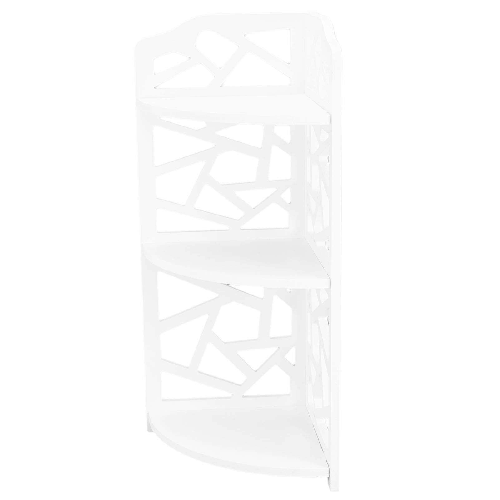 YUUGAA Étagère D'Angle 3 Niveaux - Petite Etagère Debout Pour Salle De Bain Et Chambre, Organiseur Gain De Place