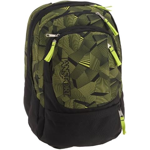 Jansport Air Cure (EU) Backpack - Alien Green Deco Prism Cover