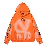 generico black oversized hoodie - distressed gradient wash, red accent graphic, cordo & tasca canguru, minimalista edgy streetwear pullover per uomini e donne-color02||s