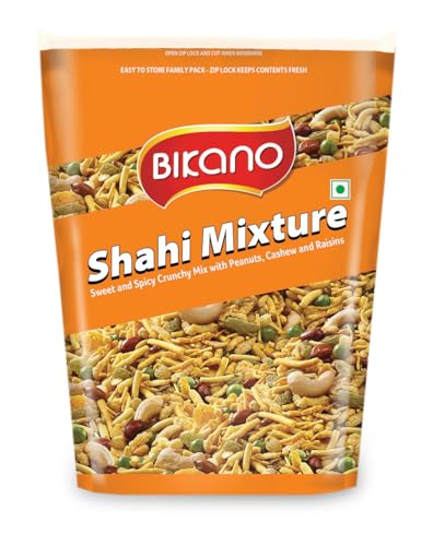 Image of Bikano Shahi Mixture Namkeen| Crunchy Dry Fruits Peas & Peanuts| Crunchy & Tasty, 1000g Pack