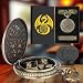 Imagen de Mini DND Dados Set con engranaje hueco Steampunk