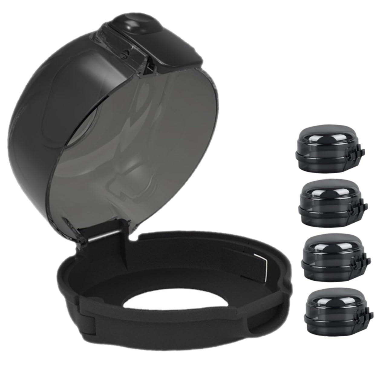 IWOWHERO Oven Childproof Lock Gas Stove Knob Covers Safety Covers for Oven Burner Easy to Clean