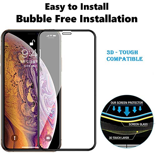 Image of STP FEEL (Pack of 1 Tempered Glass For iPhone XR | Edge to Edge Coverage Screen Protector Guard | Full Screen Protector