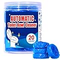 coldchill 20 Pcs Toilet Bowl Cleaners, Long-Lasting Toilet Bowl Cleaner Tablets with Sustained-Release Technology Against Tough Stains, Automatic Toilet Cleaner for Deodorizing & Descaling