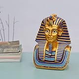 busto egipcio [] Gran diseño: Tamaño: 16 * 15 * 23 cm, estatua pequeña pero bien detallado, con un detalle asombroso tallas, adición perfecta a sus otros adornos egipcios ..