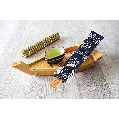 Kit de préparation sushi Laguiole en bambou et céramique
