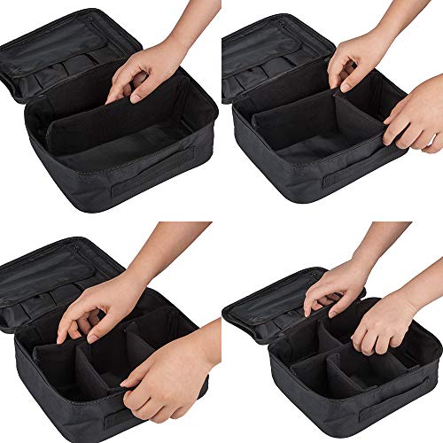 Travel Makeup Case, Sourceton Professional Cosmetic Makeup Bag Organizer Makeup Boxes With Spaced Cosmetic Bag #TOP4