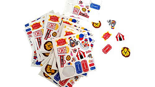 Playscene' Self Adhesive Foam Carnival Themed Craft Stickers (Carnival - 500 Pack)