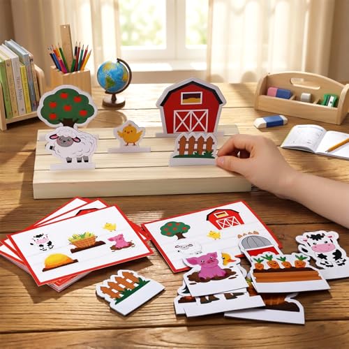 Vicenpal Juego Educativo de Granja para Niños 35 Piezas miniatura 4