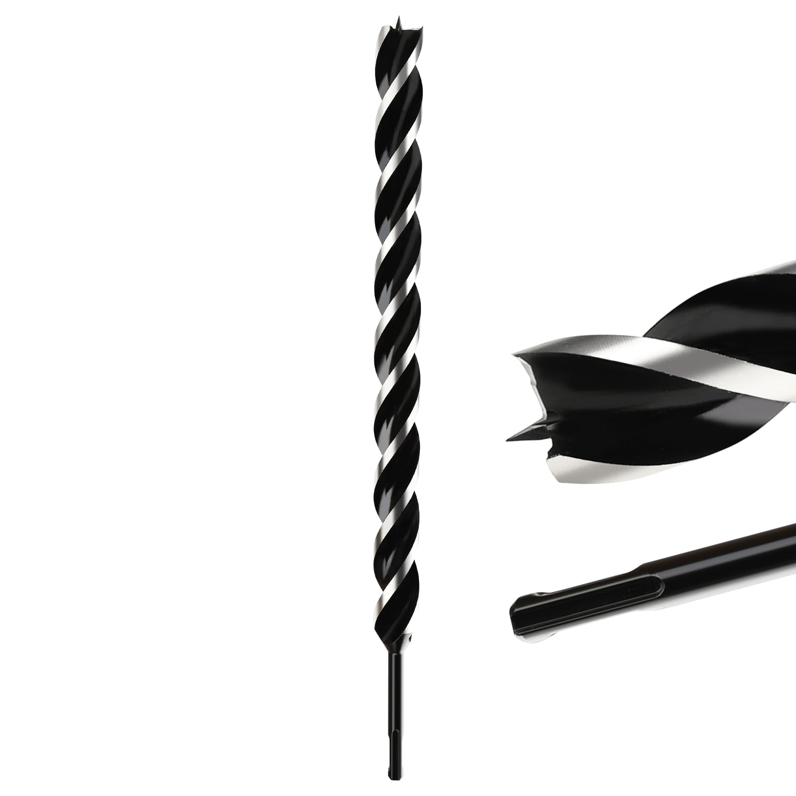 MOXPIFY Extra Long 28mm x 460mm Auger Drill Bit SDS Plus, SDS Wood Auger Drill Bits for Woodworking