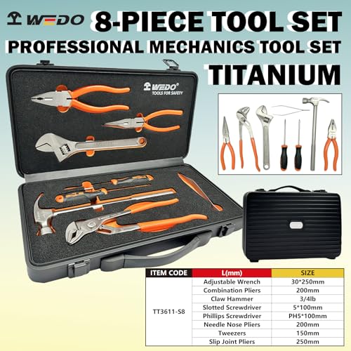 Set de herramientas WEDO 8 piezas con estuche ABS miniatura 2