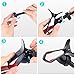 ITART Plastic Flexible Long Arms Gooseneck Clip Clamp Stand Universal Cell Phone Holder - Black