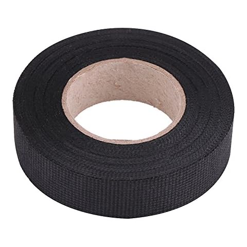 Automotive Wiring Harness Cloth Tape, MultiPurpose Car Self Adhesive Anti Squeak Rattle Felt Automotive Wiring Harness Tape for Auto Electrical Wrap, Protection, Insulation (19mm*15m) Cover