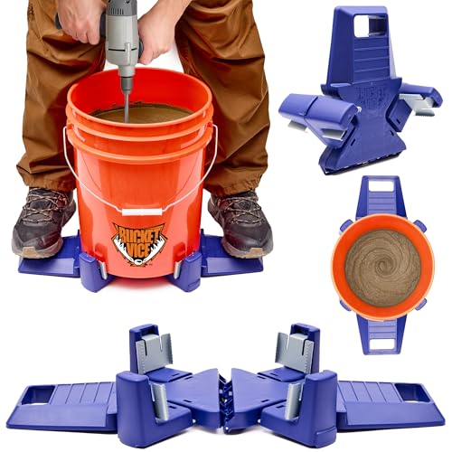 Ideastream Bucket Vice 5-Gallon Bucket Gripper/Holder, Blue