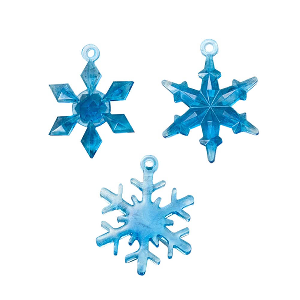 Resina Stampi Fai da Te in Silicone 6 Fiocco di neve Stampi per gioielli con ciondoli natalizi in silicone Stampo per colata epossidica per trasparente per Resina fai-da-te Fabbricazione artigianale