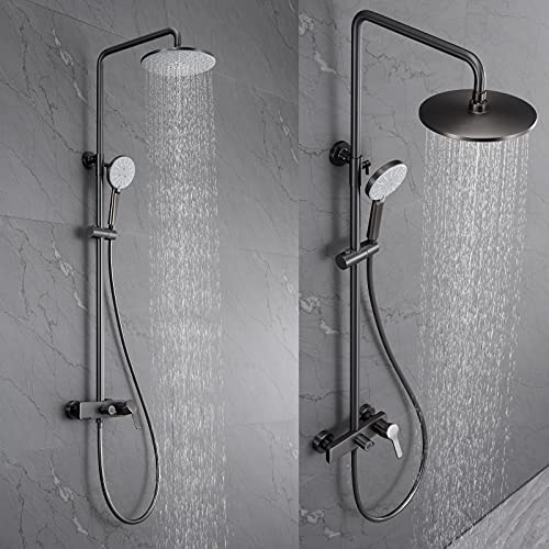 Système de douche à effet pluie et douchette multifonction avec bec verseur - 4