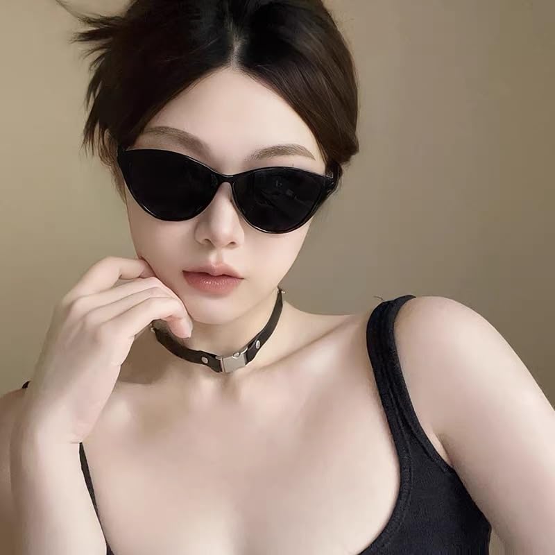 Fashion Cat Eye Sunglasses Woman Mirror Triangle Sun Glasses Female Lens Shades for Ladies Eyewear3