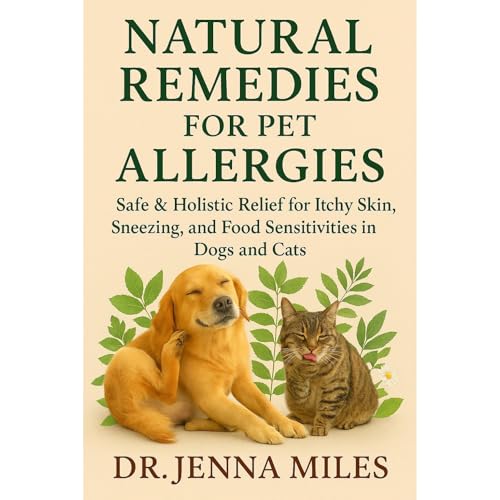 Natural Remedies for Pet Allergies Audiolibro Por Dr. Jenna Miles arte de portada