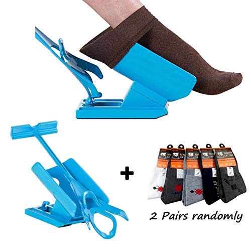   Sock Slider, Sock Aid Easy on Easy off, Kit Deslizante Helper Sock, Calzador de Medias y Calcetín, Calcetines Calzador y Calcetines Contorneado, Calzador de Calcetines.