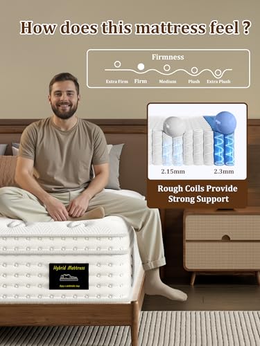 Image of BedStory Full Mattress, Medium Firm, 12 Inch Hybrid Mattress with Excellent Support, Relieve Back Pain, Cooling Gel Memory Foam & Pocket Spring, Fiberglass-Free & CertiPUR-US, No Odor, in a Box