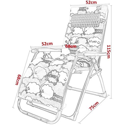 Chaise zero gravite pliante et lit de soleil pour sieste maison - 3