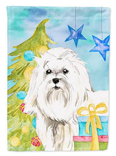 Toile Motif Arbre de Noël de créateur multicolore avec finitions haut de gamme