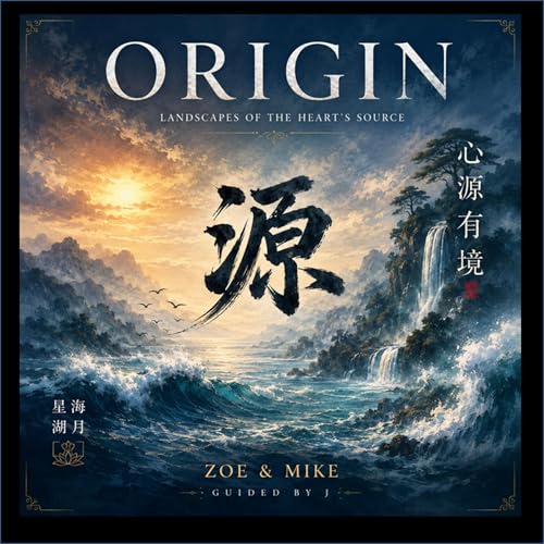 Origin &middot; Landscapes of the Heart&rsquo;s Source Audiolibro Por Zoe Mike, Ding Bai arte de portada