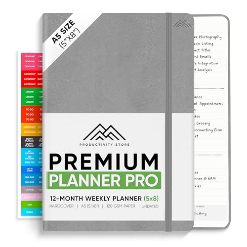 2025 Planner Pro 5.8 x 8.3 - Undated Productivity & Business Plan...