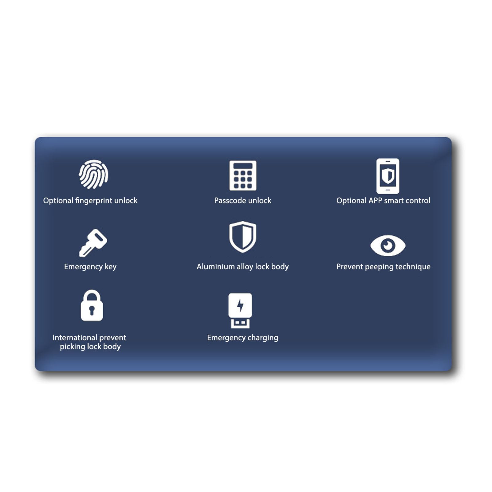 Set di serrature senza chiave Set di impronte digitali Tastiera elettronica automatica Catenaccio Codice intelligente digitale con maniglia nera per porta d'ingresso Sicurezza