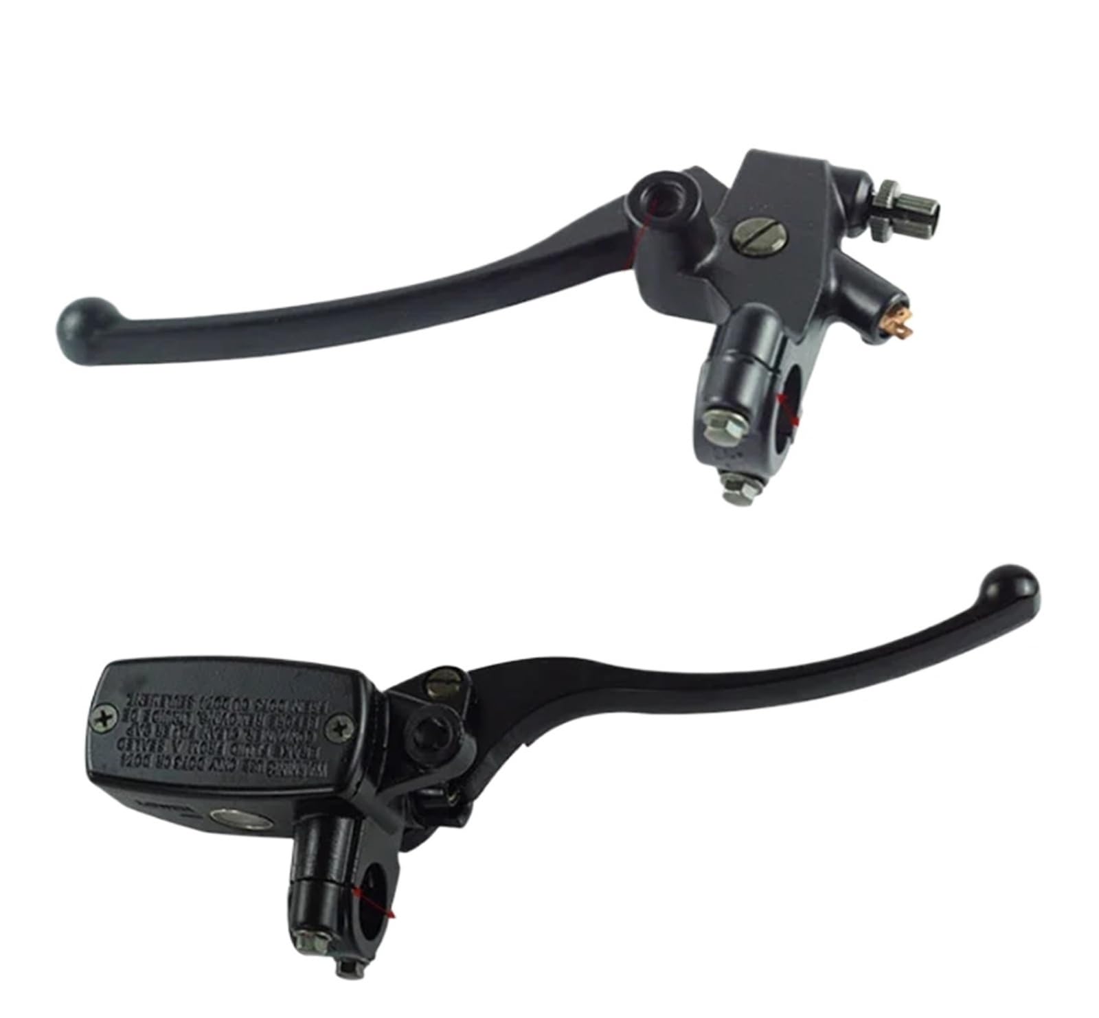 Compatible con Yamaha, Compatible con Honda 22MM | Maestro de freno de 22 mm/25 mm de diámetro con palanca.(Black-22MM)