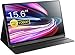 Produktbild Portable Monitor - 15,6 Zoll Tragbarer Monitor 1920X1080 Full HD USB-C Monitor mit IPS Bildschirm USB-C/Mini-HDMI für PC, Handy, PS4 usw, Xbox, mit Schutzhülle