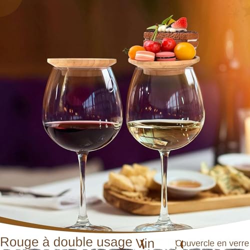 Plateau pour verre à vin et charcuterie bois x4 | Service fêtes & restaurants - 4