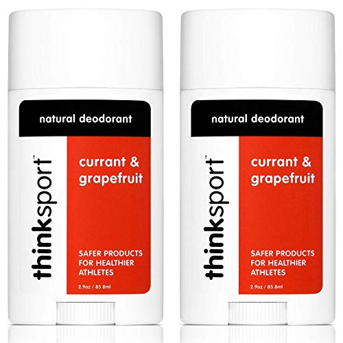 Thinksport Deodorant, Currant Grapefruit (2.9 ounce) (2 pack)