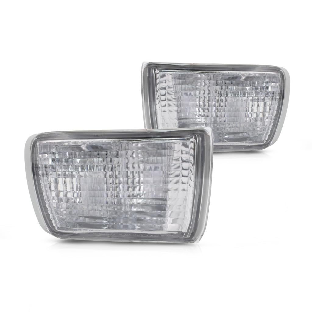 For 2003 2004 2005 Toyota 4Runner Turn Signal Light Pair w/Bulbs | Sport/Limited/SR5 | Sport Utility | Replacement For TO2532112 | TO2533112 | 81521-35401 | 81511-35411